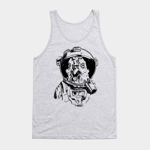 Space Chicken #1 Tank Top by Eyekoo